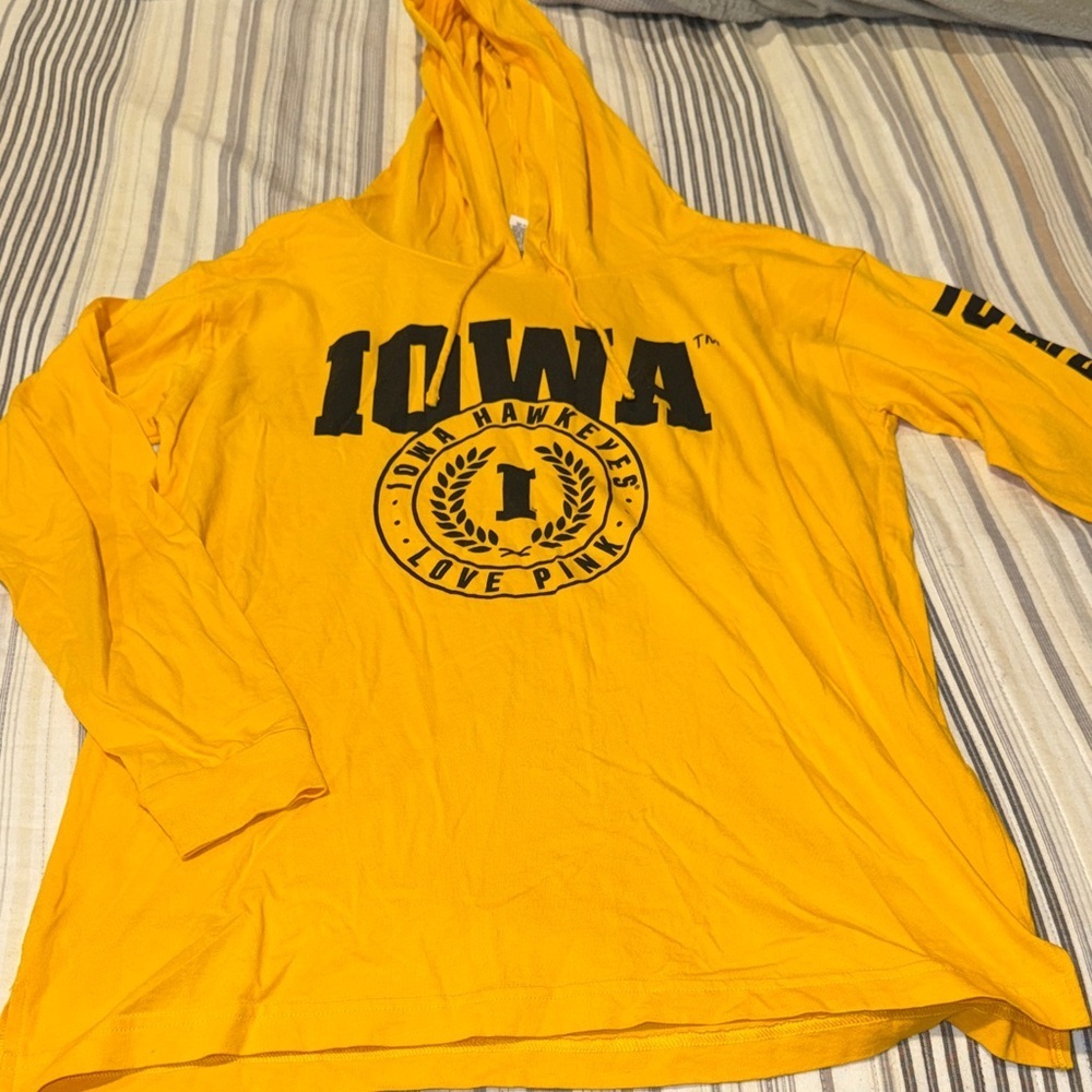 PINK Victoria's Secret Bright Yellow Top